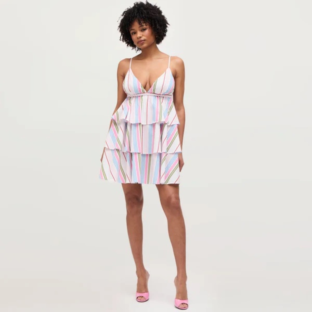 Hill House Pastel Striped Mini Dress - Gigi Dress